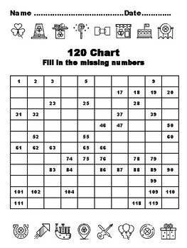 120 Chart Activities, 100, St Patricks Day Common Core Grade 1 Math Activitie