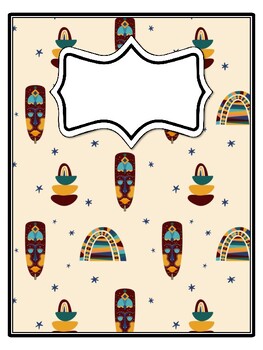 4 Africa Binder Covers and Spines
