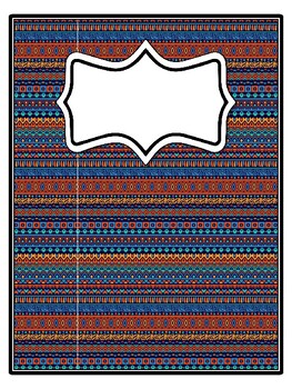 4 Africa Binder Covers and Spines