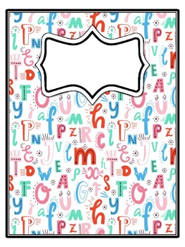 4 Back To School Binder Covers and Spines