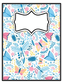 4 Bugs Binder Covers and Spines