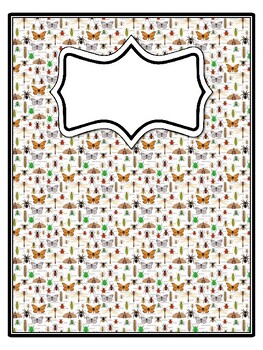 4 Bugs Binder Covers and Spines