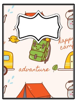 4 Camping Binder Covers and Spines