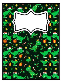 4 Christmas Binder Covers and Spines