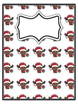 4 Christmas Binder Covers and Spines