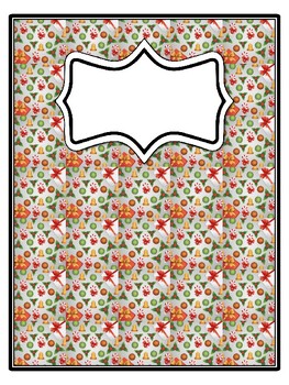 4 Christmas Binder Covers and Spines