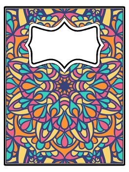 4 Diwali Binder Covers and Spines