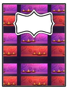 4 Diwali Binder Covers and Spines