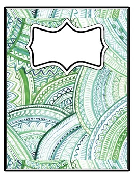 4 Earth Day Binder Covers and Spines