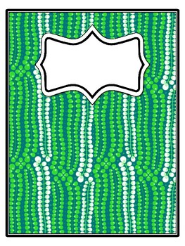 4 Earth Day Binder Covers and Spines