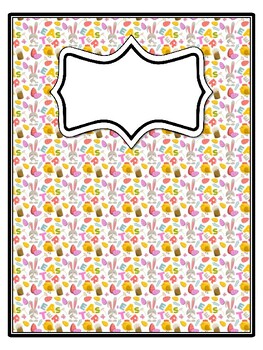 4 Easter Binder Covers and Spines