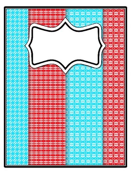 4 End Of Year Binder Covers and Spines