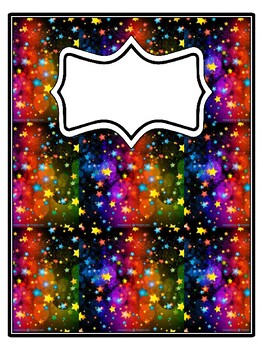 4 End Of Year Binder Covers and Spines