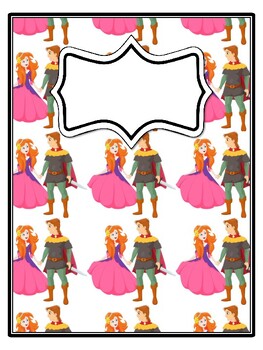 4 Fairy Tales Binder Covers and Spines