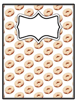 4 Food Binder Covers and Spines