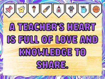 A TEACHER'S HEART IS FULL OF LOVE AND KNOWLEDGE TO SHARE. Teacher Appreciatio
