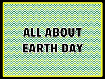 ALL ABOUT EARTH DAY Earth Day Door Décor, Earth Day Bulletin Board Décor Kit