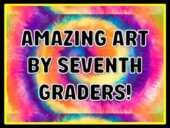 AMAZING ART BY SEVENTH GRADERS! Art Door Décor, Art Bulletin Board Décor
