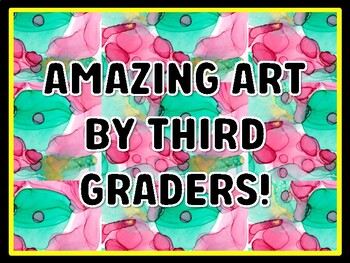 AMAZING ART BY THIRD GRADERS! Art Door Décor, Art Bulletin Board Décor