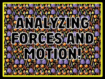 ANALYZING FORCES AND MOTION! Grade 4 And 5 Science Door Decor