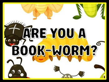ARE YOU A BOOK-WORM? Bugs Door Décor, Bugs Bulletin Board Décor Kit, #2, Bugs