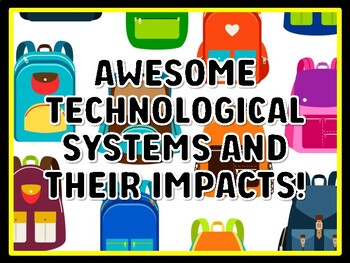 AWESOME TECHNOLOGICAL SYSTEMS AND THEIR IMPACTS! Grade 6 Science Door Decor