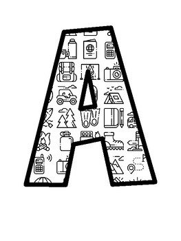 Adventure Bulletin Board Letters, Adventure Bulletin Board Décor Kit