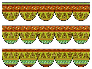 Africa Bulletin Board Decor Kit, Africa Letters