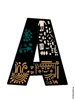 Africa Bulletin Board Décor Kit, Africa Bulletin Board Letters