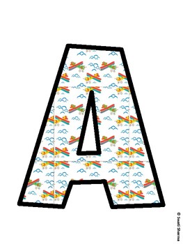 Air Transportation Bulletin Board Décor Kit