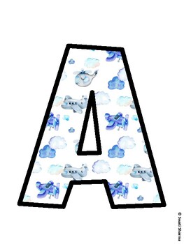 Air Transportation Bulletin Board Décor Kit