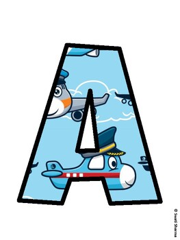 Air Transportation Bulletin Board Décor Kit