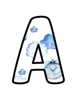 Air Transportation Bulletin Board Décor Kit, Air Transportation Letters
