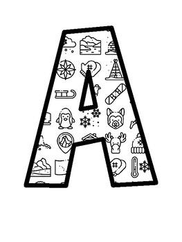 Alaska Unit Bulletin Board Letters, Alaska Unit Bulletin Board Décor Kit