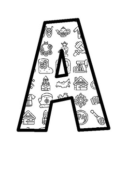 All About Russia Bulletin Board Letters, All About Russia Bulletin Board Déco