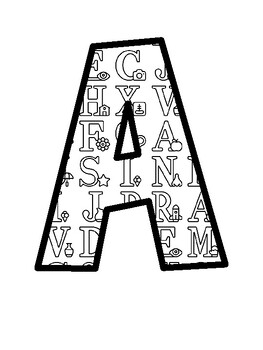 Alphabet Bulletin Board Letters, Alphabet Bulletin Board Décor Kit