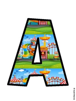 Amusement Park, Funfair Bulletin Board Décor Kit, Amusement Park, Funfair Bul