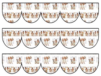 Ancient Egypt Bulletin Board Decor Kit, Ancient Egypt Letters