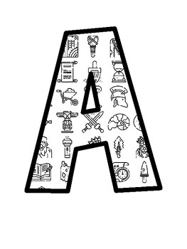 Ancient History Bulletin Board Letters, Ancient History Bulletin Board Décor