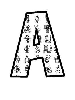 Ancient Warriors Bulletin Board Letters, Ancient Warriors Bulletin Board Déco