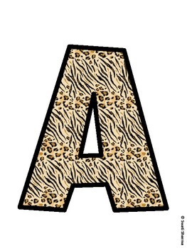 Animals Bulletin Board Decor Kit, Animals Bulletin Board Letters