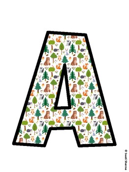 Animals Bulletin Board Decor Kit, Animals Bulletin Board Letters