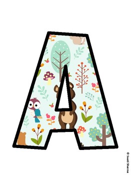 Animals Bulletin Board Decor Kit, Animals Bulletin Board Letters