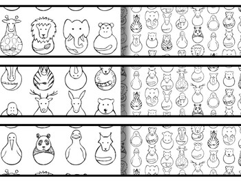 Animals Bulletin Board Decor Kit, Animals Letters