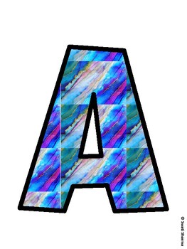 Art Bulletin Board Decor Kit, Art Bulletin Board Letters