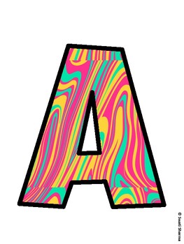 Art Bulletin Board Decor Kit, Art Bulletin Board Letters
