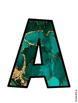 Art Bulletin Board Decor Kit, Art Bulletin Board Letters