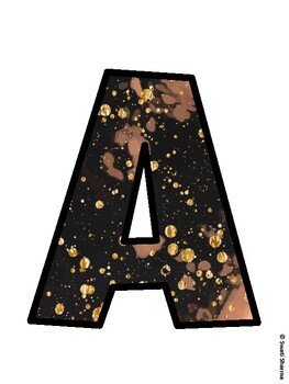 Art Bulletin Board Decor Kit, Art Bulletin Board Letters