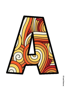 Autumn Bulletin Board Decor Kit, Autumn Bulletin Board Letters