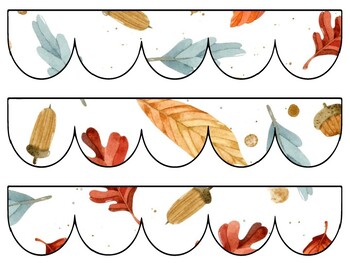 Autumn Bulletin Board Decor Kit, Autumn Letters